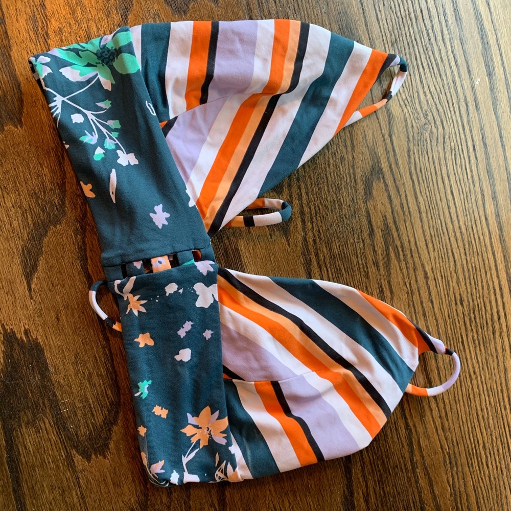 Maaji Reversible triangle bikini top swimsuit